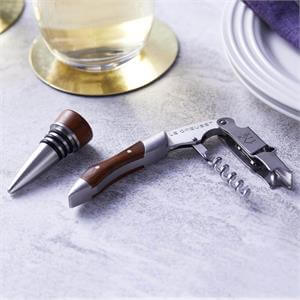 Le Creuset GS-190 Waiter's Corkscrew and Stopper Gift Set